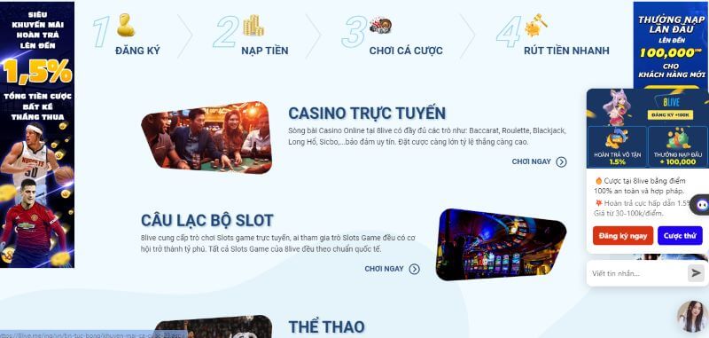 Tham gia đặt cược trực tuyến 8LIVE