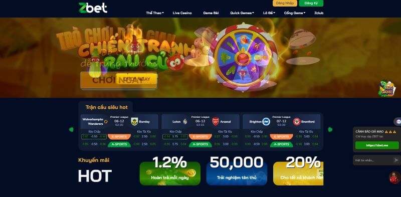 ZBET là sân chơi trực tuyến  uy tín nhất hiện nay