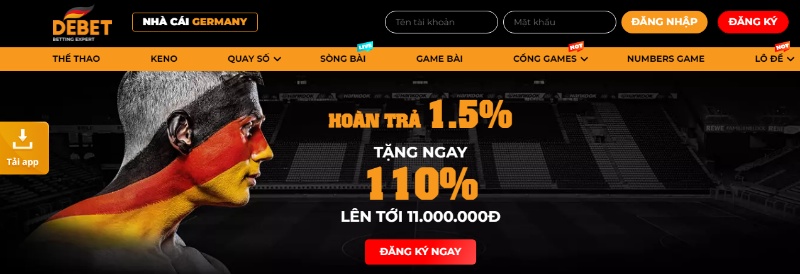 Khuyến mãi chương trình hoàn trả Debet lên tới 1.5%