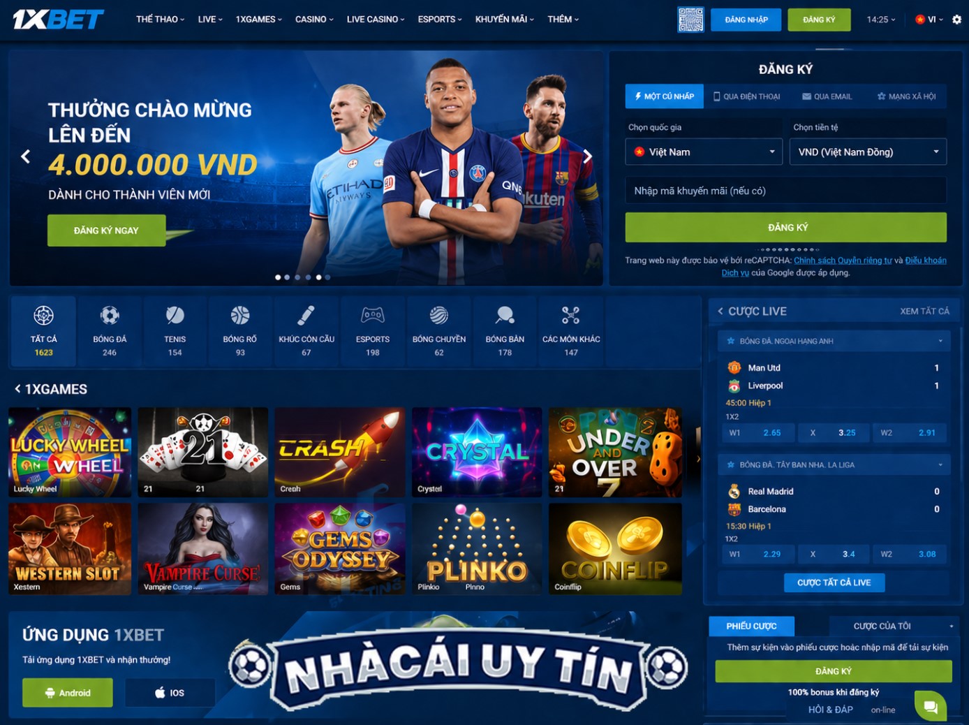 1xBet - Đánh giá chi tiết và thật nhất về nhà cái 2026