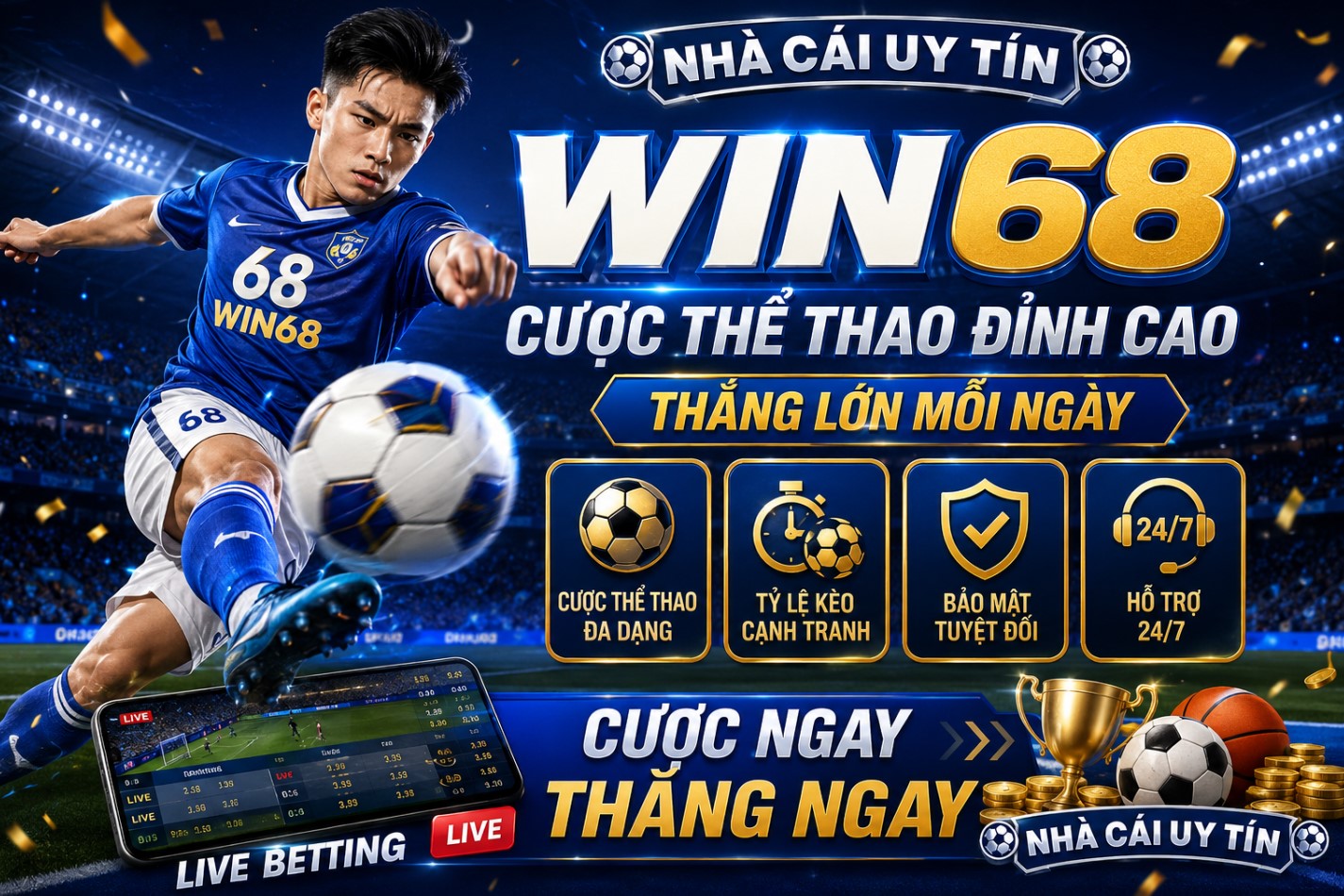 Win68 – Đánh Giá Nhà Cái Cá Cược Được Quan Tâm Hiện Nay