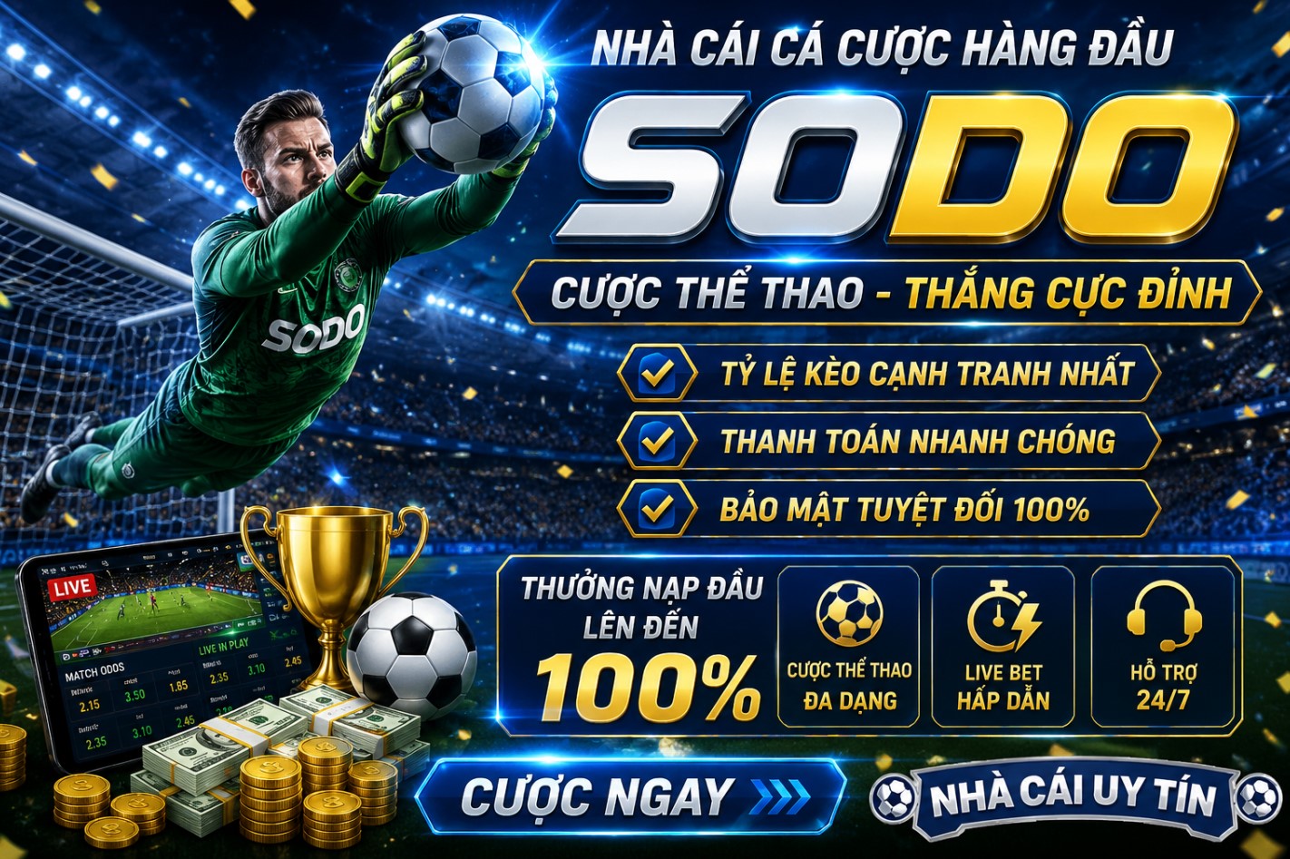 Sodo – Nhà Cái Trực Tuyến Được Nhiều Người Chơi Quan Tâm