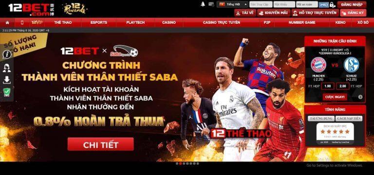 Đồng hành cùng 12Bet – Nhà cái uy tín, chất lượng hàng đầu thị trường