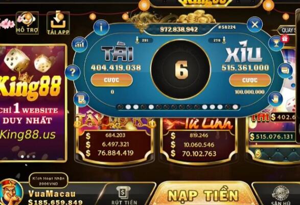 Đa dạng game chơi đổi thưởng, cá cược trực tuyến