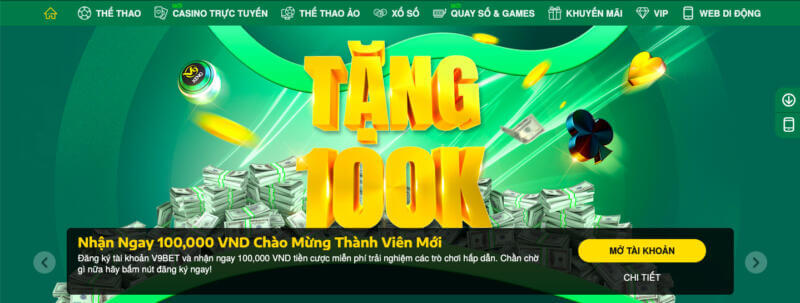 Đánh giá nhà cái V9Bet – Nhà cái uy tín top đầu thị trường hiện nay