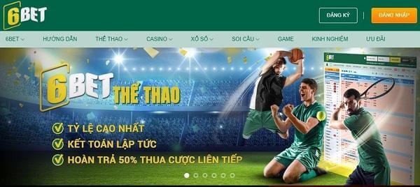 Đồng hành cùng 6Bet – Nhân tố mới tiềm năng nhất làng cá cược
