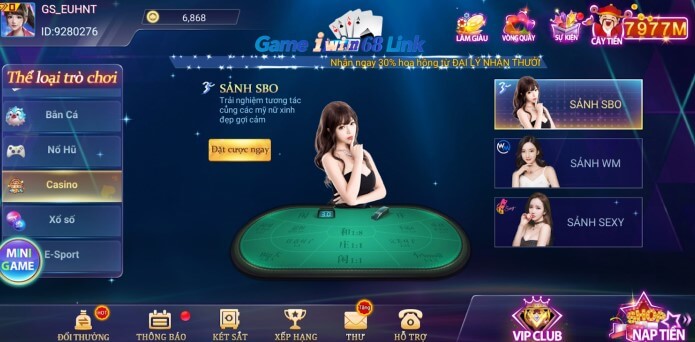 Hướng dẫn đăng kí tài khoản Iwin68