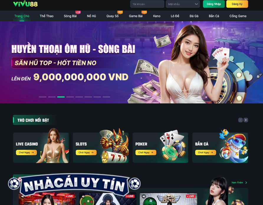 Nhà Cái Uy Tín Vivu88