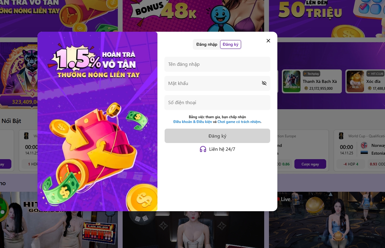 Hướng dẫn đăng ký tài khoản Max79 trong tích tắc