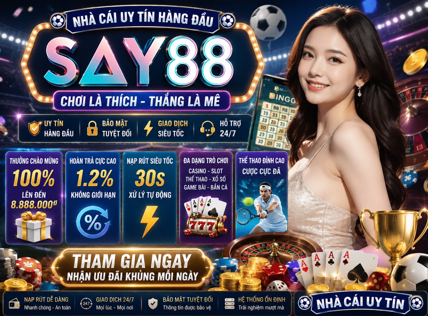 SAY88 - Vui Cùng World Cup 2026 Với Nhà Cái Uy Tín Nhất